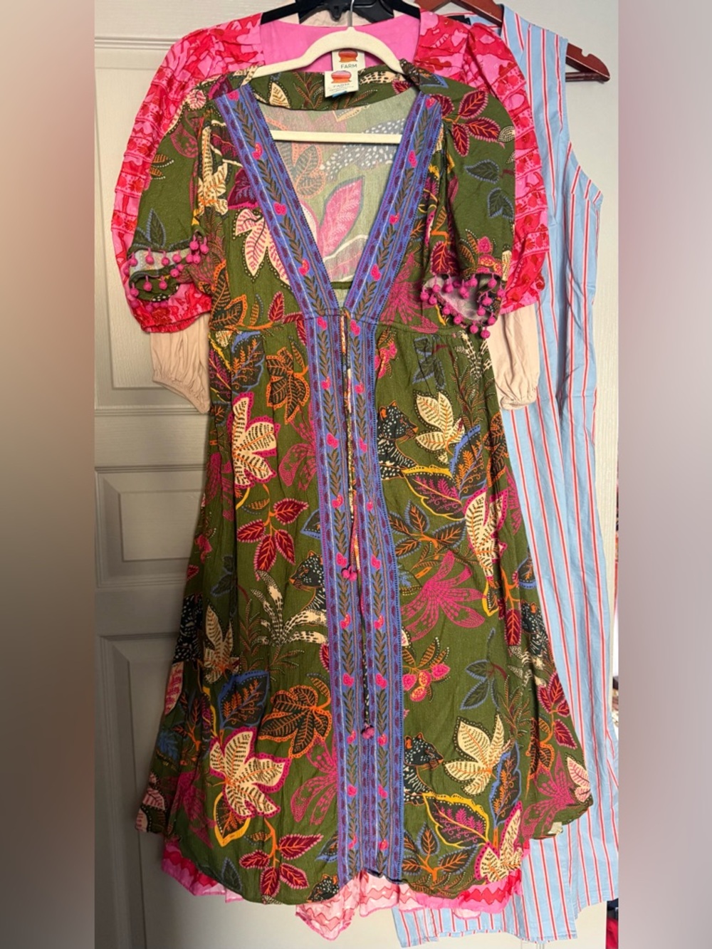 FARM Rio Multicolor Swim Cover-Up XS - Picture 2 of 5